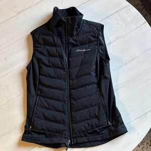 Eddie Bauer Black Puffer Vest